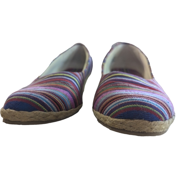 ✨LIKE NEW✨ Women's/Beacon/Espadrilles/Rainbow/Guatemalan/Stripe/Canvas/Sz 10 - Picture 9 of 9